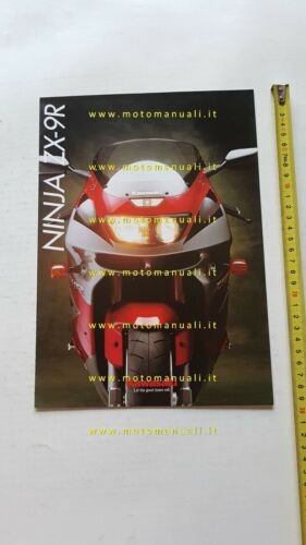 Kawasaki ZX-9 R Ninja 1994 depliant ITALIANO originale moto brochure