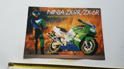 Kawasaki ZX-9R - ZX-6R Ninja 1997 depliant ITALIANO originale moto …