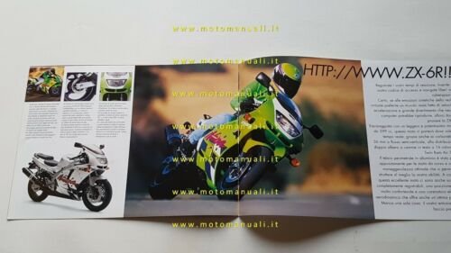 Kawasaki ZX-9R - ZX-6R Ninja 1997 depliant ITALIANO originale moto …