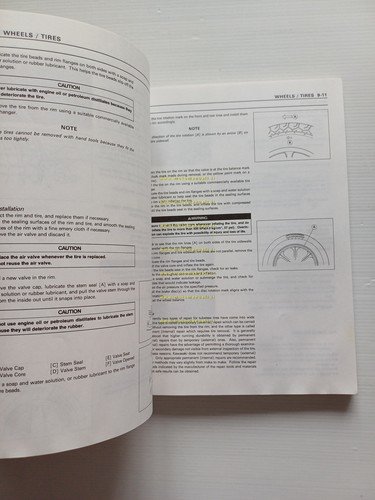 Kawasaki ZX-9R 1997-98 manuale officina INGLESE originale WORKSHOP MANUAL