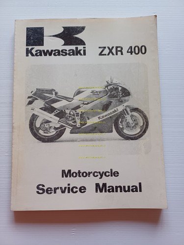 Kawasaki ZXR 400 1990 manuale officina riparazione originale inglese