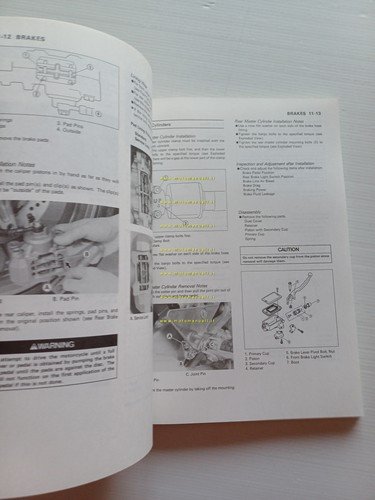 Kawasaki ZXR 400 1990 manuale officina riparazione originale inglese