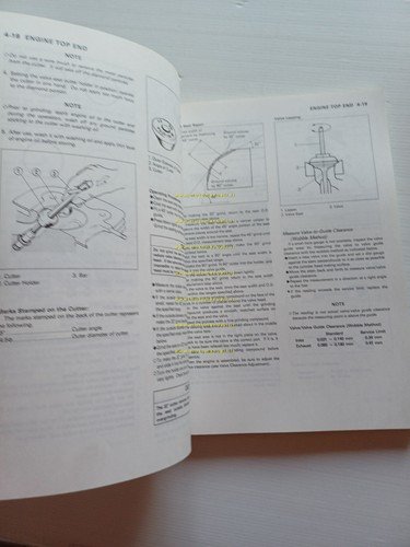 Kawasaki ZXR 400 1990 manuale officina riparazione originale inglese