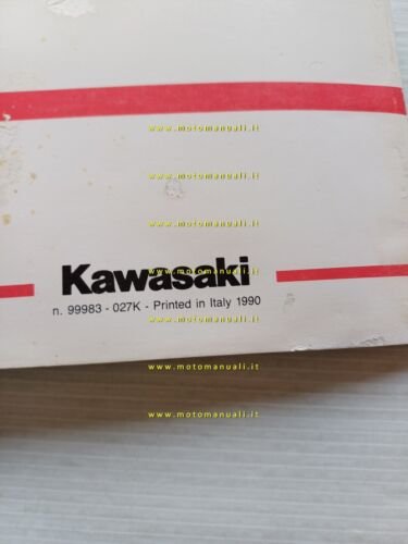 KAWASAKI ZXR 400 1990 manuale uso manutenzione libretto originale italiano