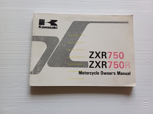 Kawasaki ZXR 750 R - ZXR 750 1991-92 manuale uso …