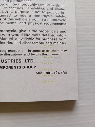 Kawasaki ZXR 750 R - ZXR 750 1991-92 manuale uso …