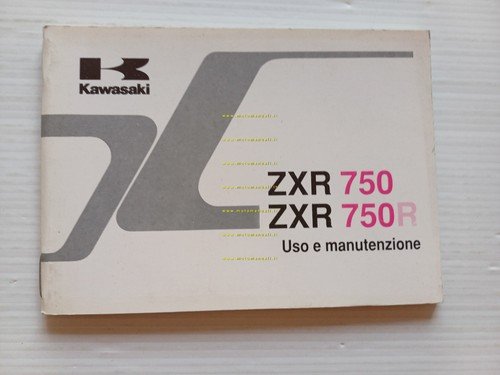 Kawasaki ZXR 750 R - ZXR 750 1991-92 manuale uso …