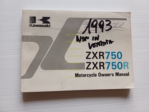 Kawasaki ZXR 750 R - ZXR 750 1992-93 manuale uso …