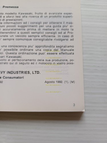 Kawasaki ZXR 750 R - ZXR 750 1992-93 manuale uso …