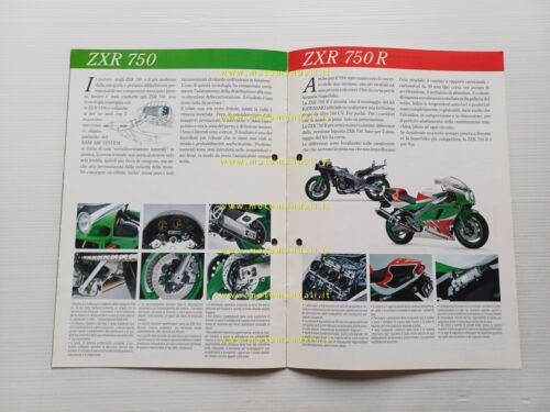 Kawasaki ZXR 750 R - ZXR 750 1993 depliant originale …