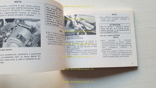 Kawasaki ZXR 750 R - ZXR 750 1992-93 manuale uso …