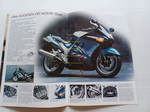 Kawasaki ZZ-R 1100 - 600 1994 depliant originale italiano