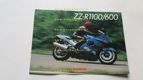 Kawasaki ZZ-R 1100 - 600 1995 depliant originale moto italiano …