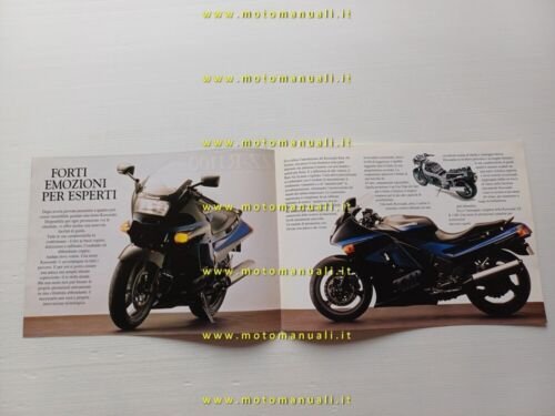 Kawasaki ZZ-R 1100 1990 depliant originale ITALIANO