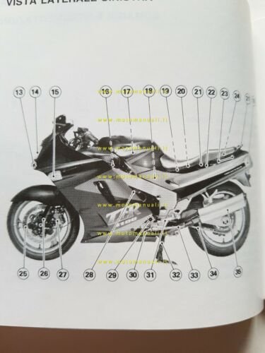 Kawasaki ZZ-R 1100 1990 manuale uso manutenzione originale italiano