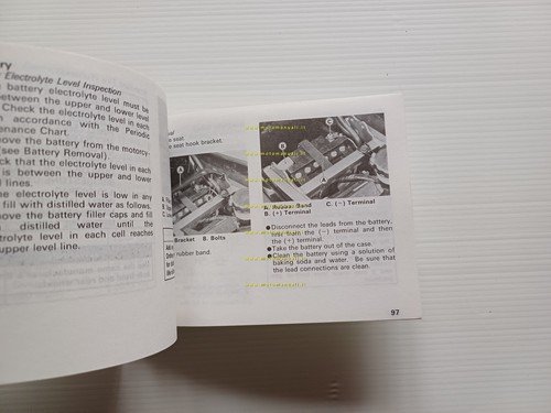 Kawasaki ZZ-R 1100 1991 manuale uso manutenzione libretto INGLESE originale