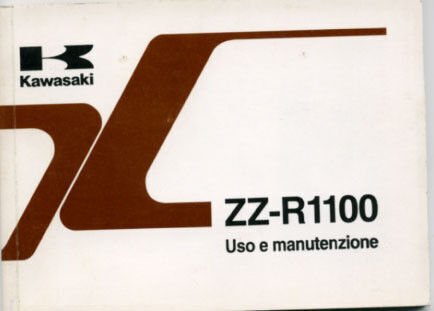 Kawasaki ZZ-R 1100 1997 manuale uso manutenzione originale italiano