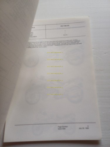 Kawasaki ZZ-R 1100 (ZX1100-D2) 1994 Model Information cartella stampa inglese