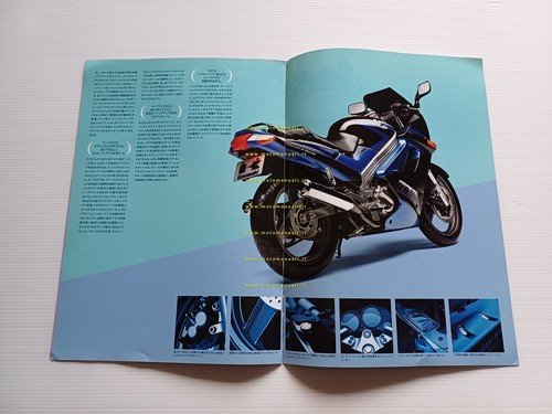 Kawasaki ZZ-R 250 1990-91 depliant GIAPPONESE originale