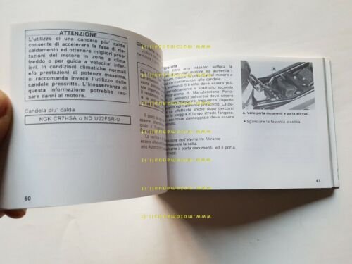 Kawasaki ZZ-R 250 1999 manuale uso manutenzione originale italiano