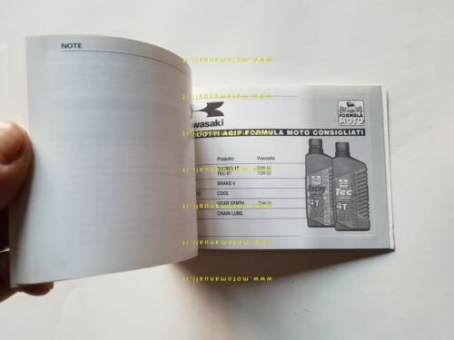 Kawasaki ZZ-R 250 1999 manuale uso manutenzione originale italiano