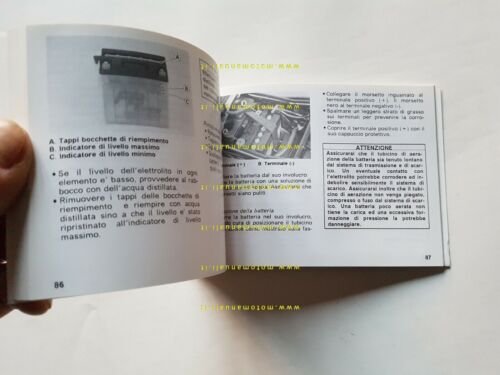 Kawasaki ZZ-R 250 1999 manuale uso manutenzione originale italiano