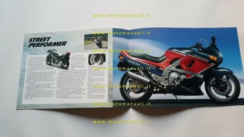 Kawasaki ZZ-R 600 - 500 1992 depliant originale moto brochure …
