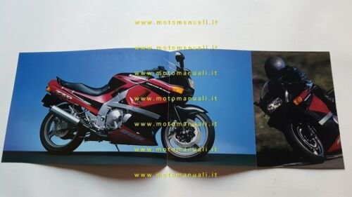 Kawasaki ZZ-R 600 - 500 depliant originale moto brochure ENGLISH