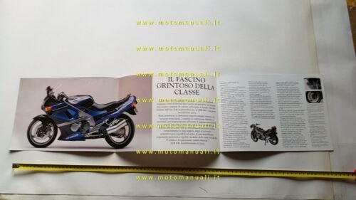 Kawasaki ZZ-R 600 1990 depliant originale ITALIANO moto brochure