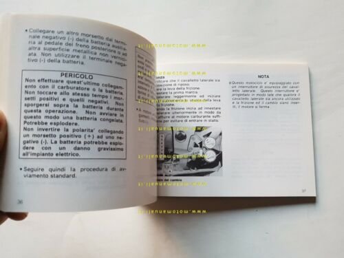 Kawasaki ZZ-R 600 1992 manuale uso ITALIANO libretto manutenzione originale