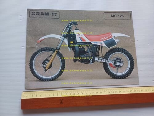 Kram-it MC 125 1984 cross depliant originale italiano