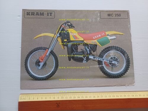 Kram-it MC 250 1984 cross depliant originale italiano