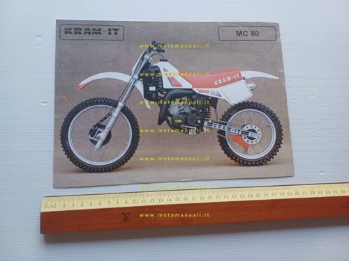 Kram-it MC 80 1984 cross depliant originale italiano