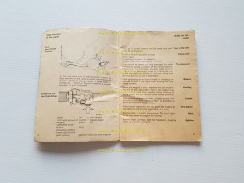 Kreidler 50 Florett anni 60 manuale uso manutenzione originale