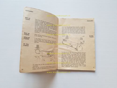 Kreidler 50 Florett anni 60 manuale uso manutenzione originale