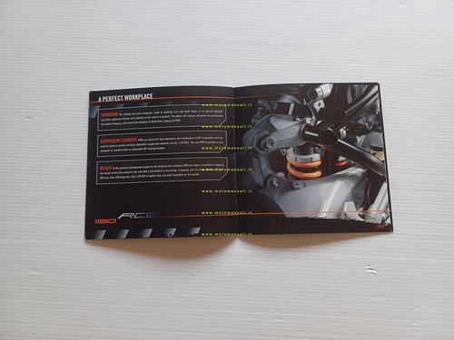 KTM 1190 RC8 2008 depliant inglese originale