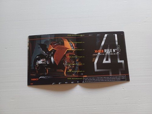 KTM 1190 RC8 2008 depliant inglese originale