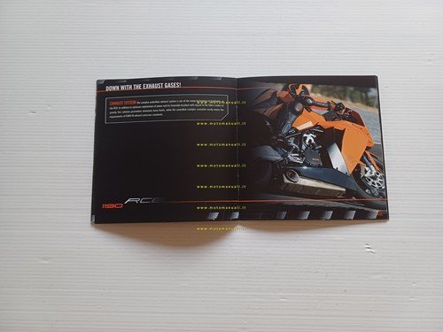 KTM 1190 RC8 2008 depliant inglese originale