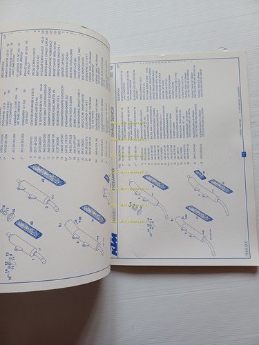 KTM 125 - 200 SX EXC EGS MXC 1998 catalogo …