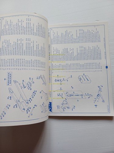 KTM 125 - 200 SX EXC EGS MXC 1998 catalogo …