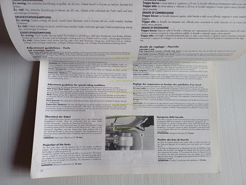 KTM 125 - 500 - 550 Cross-Enduro 1991 manuale uso …