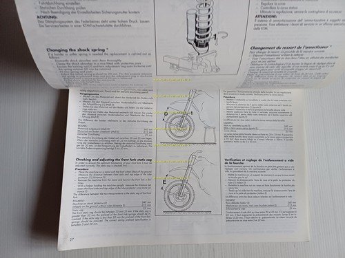 KTM 125 - 500 - 550 Cross-Enduro 1991 manuale uso …
