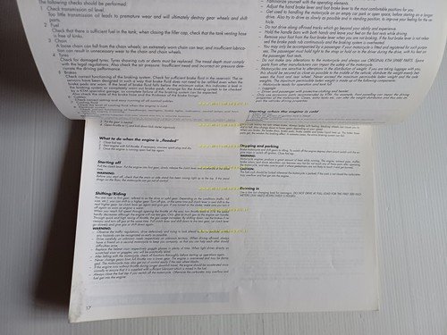 KTM 125 - 500 - 550 Cross-Enduro 1991 manuale uso …