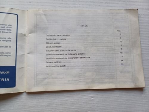 KTM 125-175-240-250-350-400 1979 manuale uso manutenzione ITALIANO originale