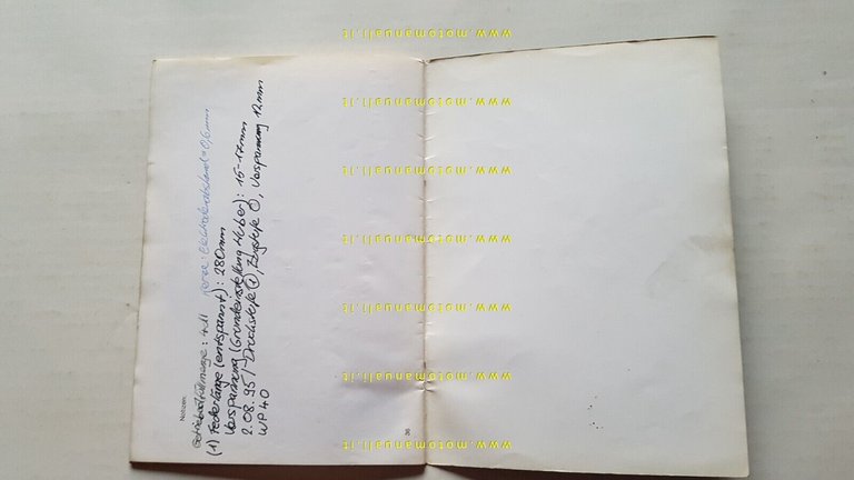 KTM 125-250-350-500 1988 manuale uso manutenzione TEDESCO originale