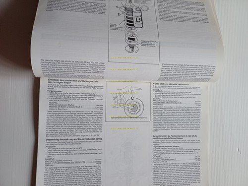 KTM 125 350 500 540 Cross-Enduro 1990 manuale uso libretto …