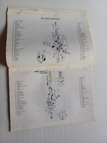 KTM 125 GS - MX 1984 manuale uso / officina …