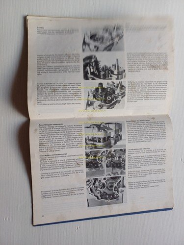 KTM 125 GS - MX 1984 manuale uso / officina …