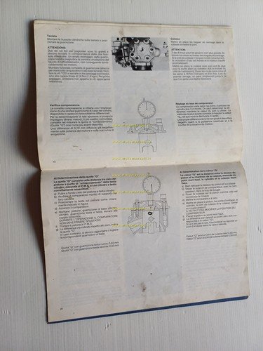 KTM 125 GS - MX 1984 manuale uso / officina …