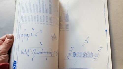 KTM 125 LC2 1996 catalogo ricambi TELAIO frame parts catalogue